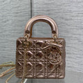Dior M0505 Mini Lady Dior Bag with Strap Cannage Lambskin M3012