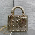 Dior M0505 Mini Lady Dior Bag with Strap Cannage Lambskin M3013