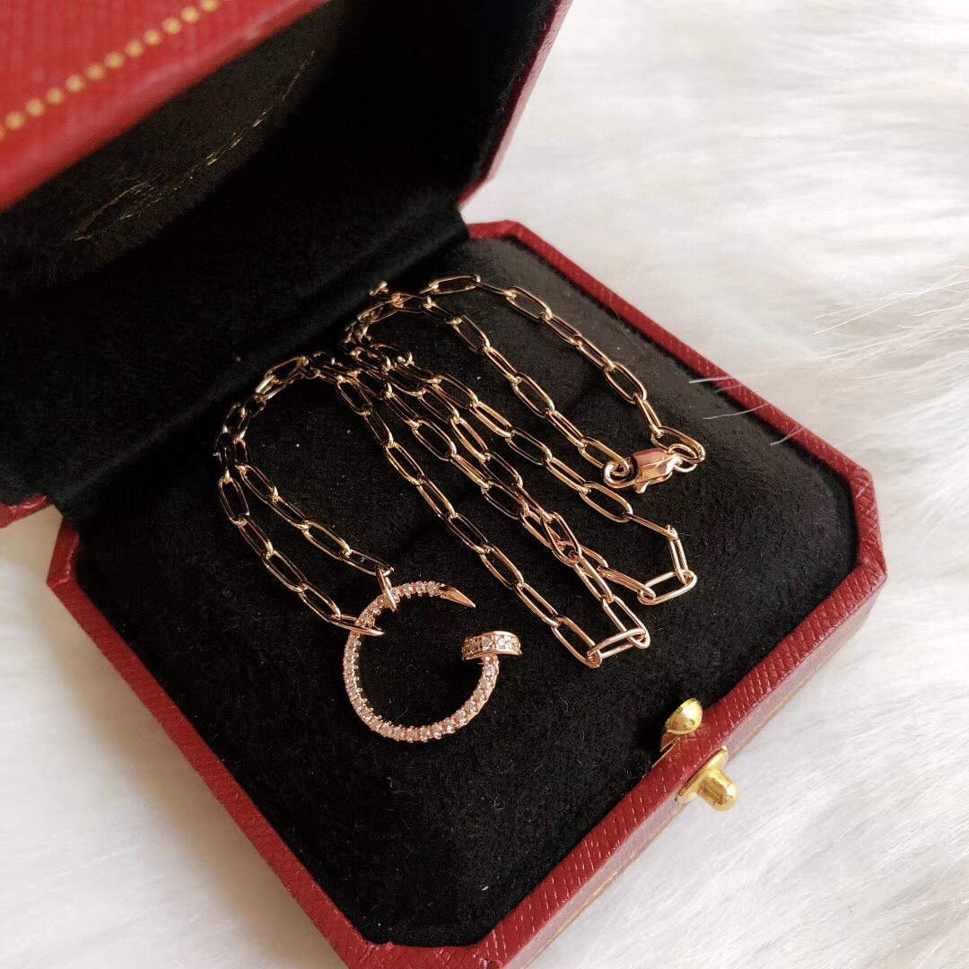 Cartier Clash De Cartier Necklace Rose Gold Diamonds Ca20242