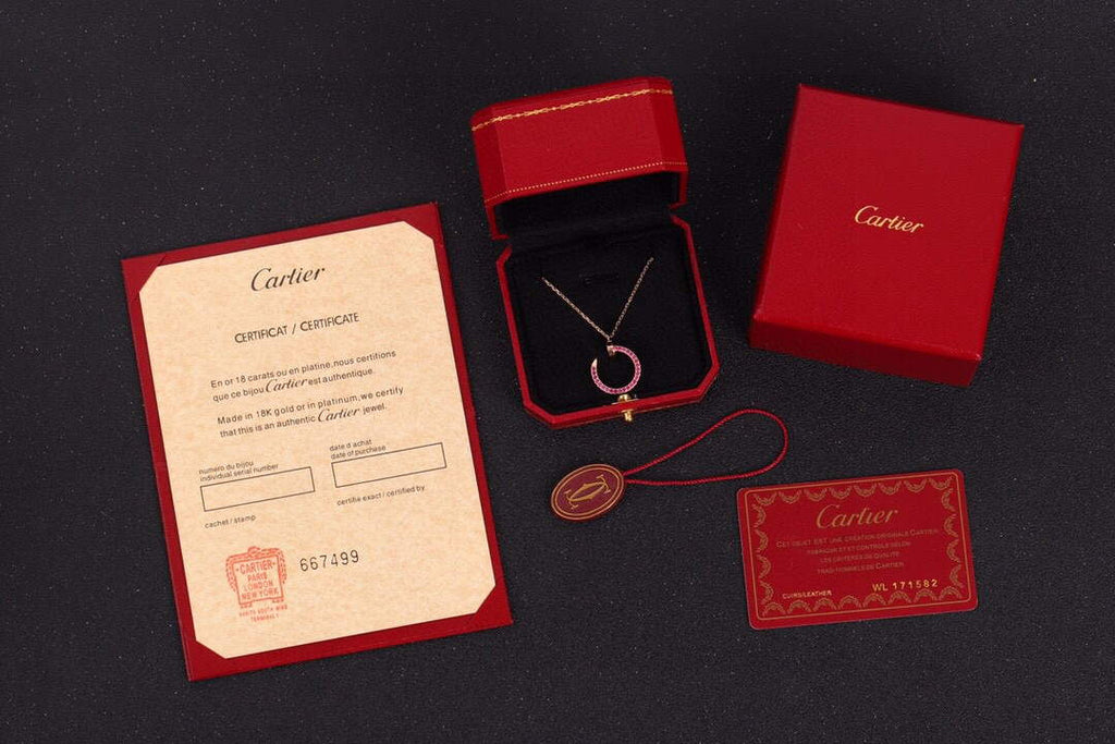Cartier Clash De Cartier Necklace Rose Gold Diamonds Ca20243