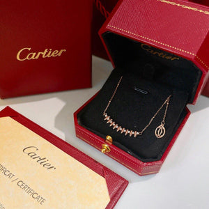 Cartier Clash De Cartier Necklace Rose Gold Diamonds 20209 - luxibagsmall