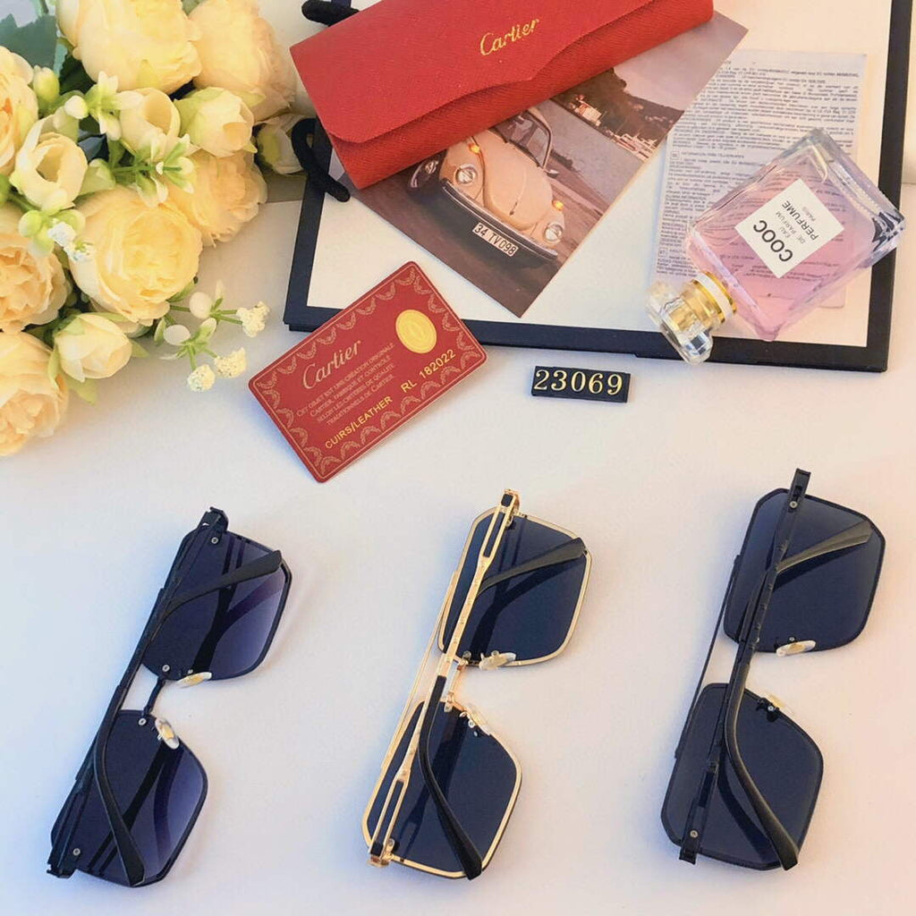 Cartier New High-end Fashion Sunglasses C99331