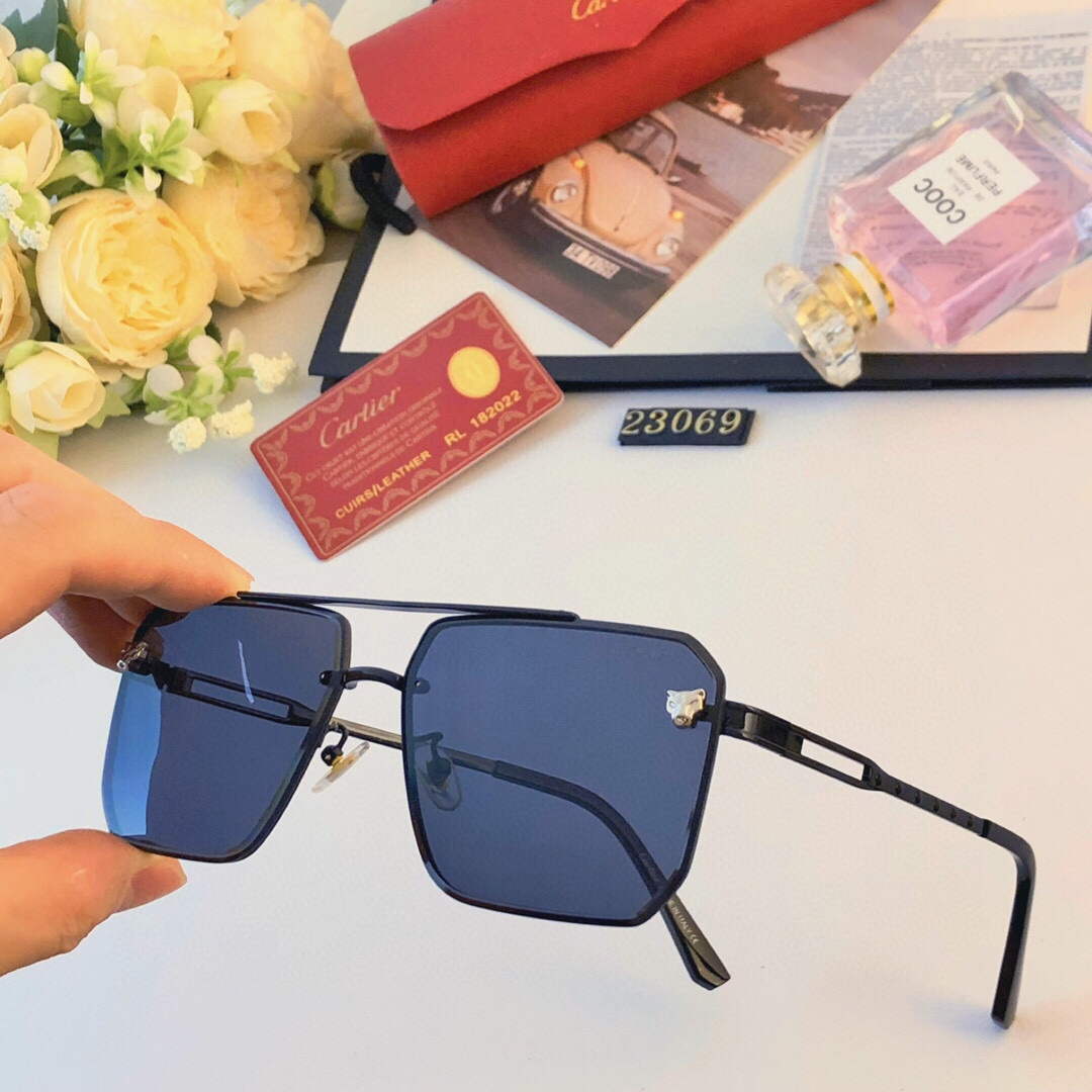 Cartier New High-end Fashion Sunglasses C99329 - Default Title - View 1