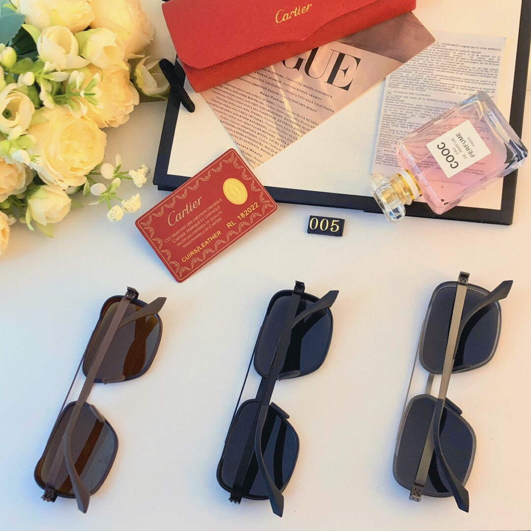 Cartier New High-end Fashion Sunglasses C99334