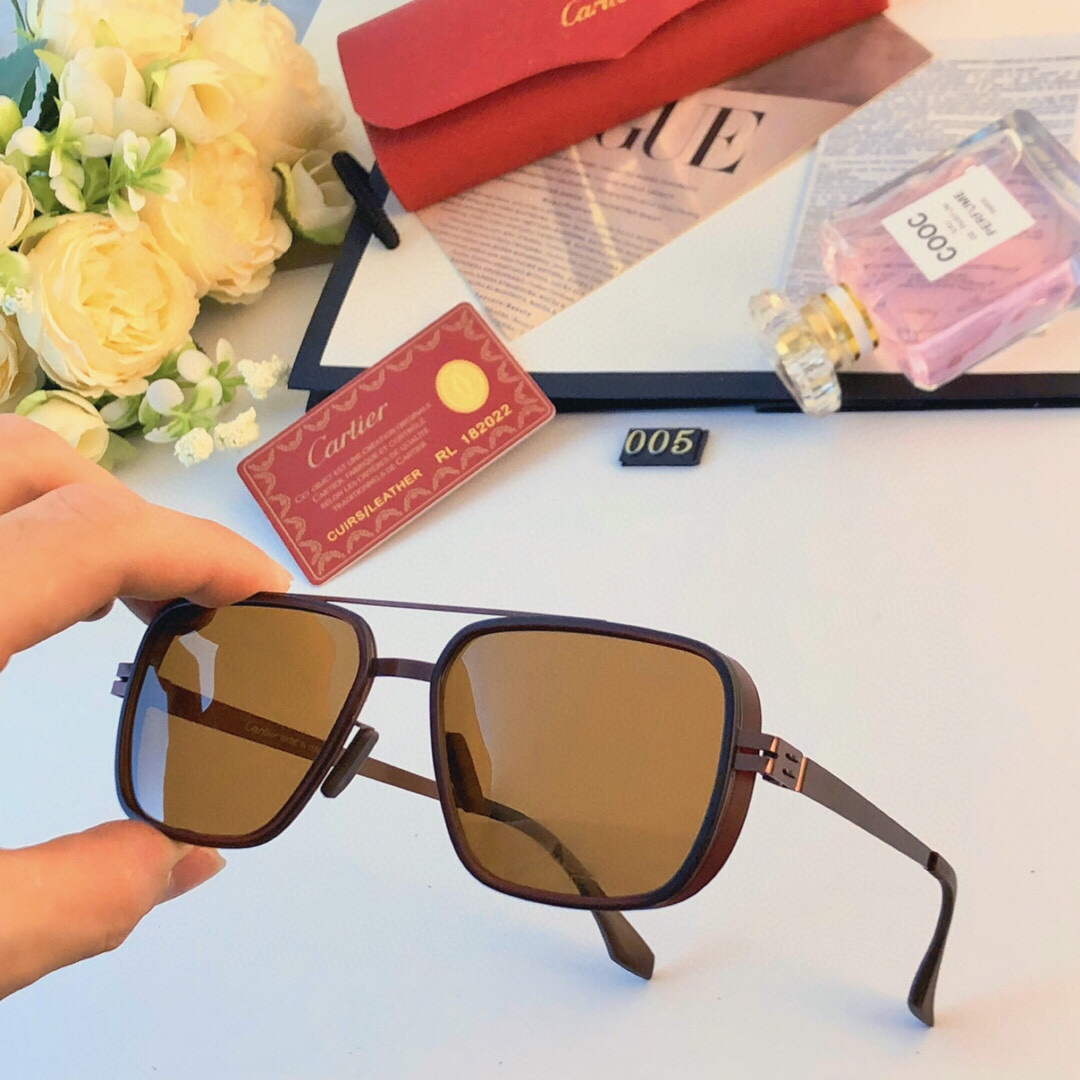 Cartier New High-end Fashion Sunglasses C99333 - Default Title - View 1