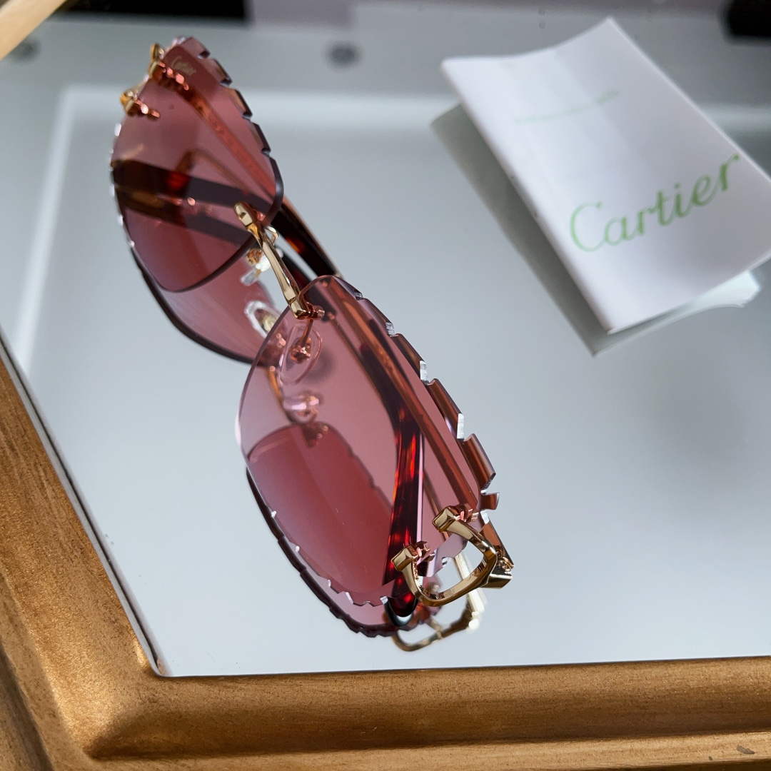 Cartier New High-end Fashion Sunglasses C99340