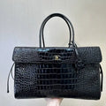 Chanel Shopping Bag Calfskin AS6428 Crocodile Embossed Calfskin