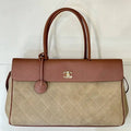 Chanel Shopping Bag  AS6428 Suede & Calfskin Beige