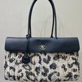 Chanel Shopping Bag  AS6428 Tweed  Mixed Fibers Leopard