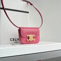 Celine 10I513 MINI CLAUDE IN Shiny calfskin Rose Pink
