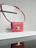 Celine 10I513 MINI CLAUDE IN Shiny calfskin Rose Pink