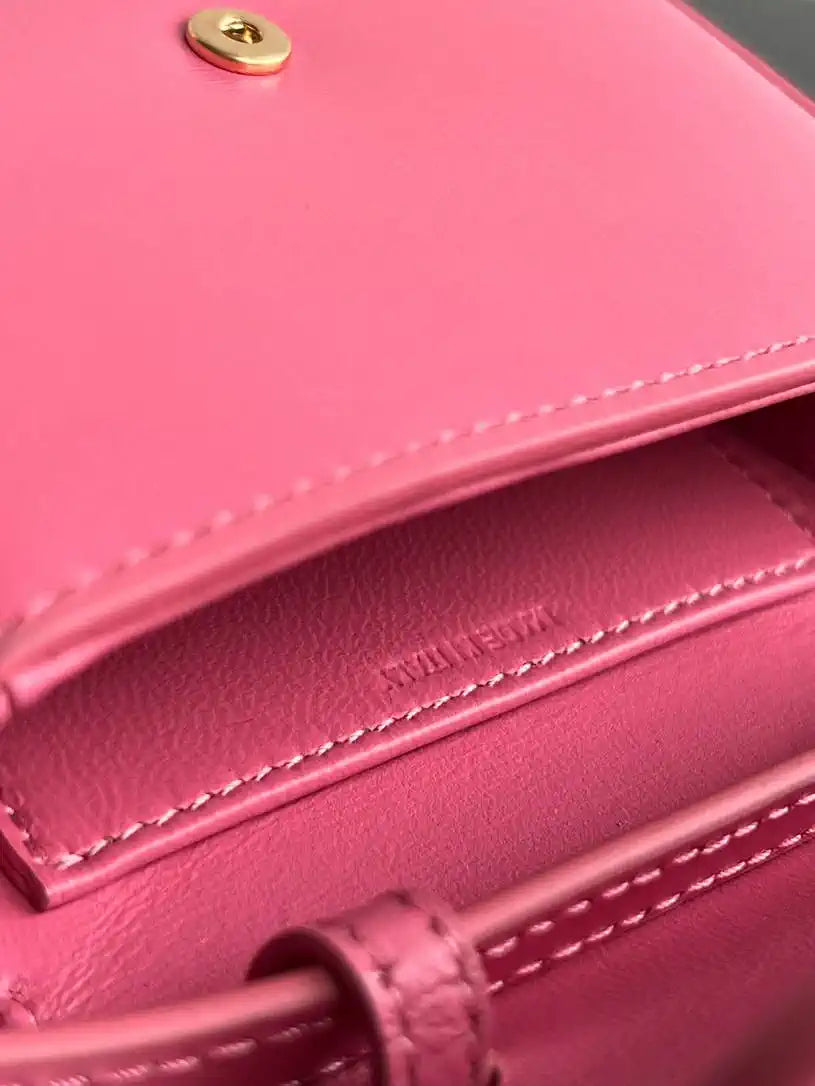 Celine 10I513 MINI CLAUDE IN Shiny calfskin Rose Pink
