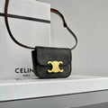 Celine 10I513 MINI CLAUDE IN TRIOMPHE CANVAS and calfskin