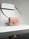 Celine 10I513 MINI CLAUDE IN Shiny calfskin Ligth Pink