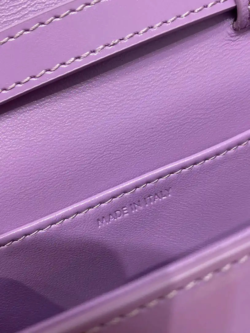 Celine 10I513 MINI CLAUDE IN Shiny calfskin Purple