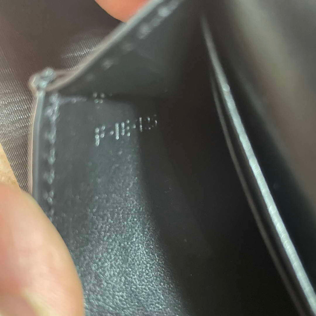 Celine 10I583 Card Holder With Flap Triomphe In Shiny Calfskin Black