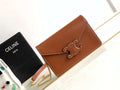 Celine 10J733 CUIR TRIOMPHE Calfskin leather WOC Brown