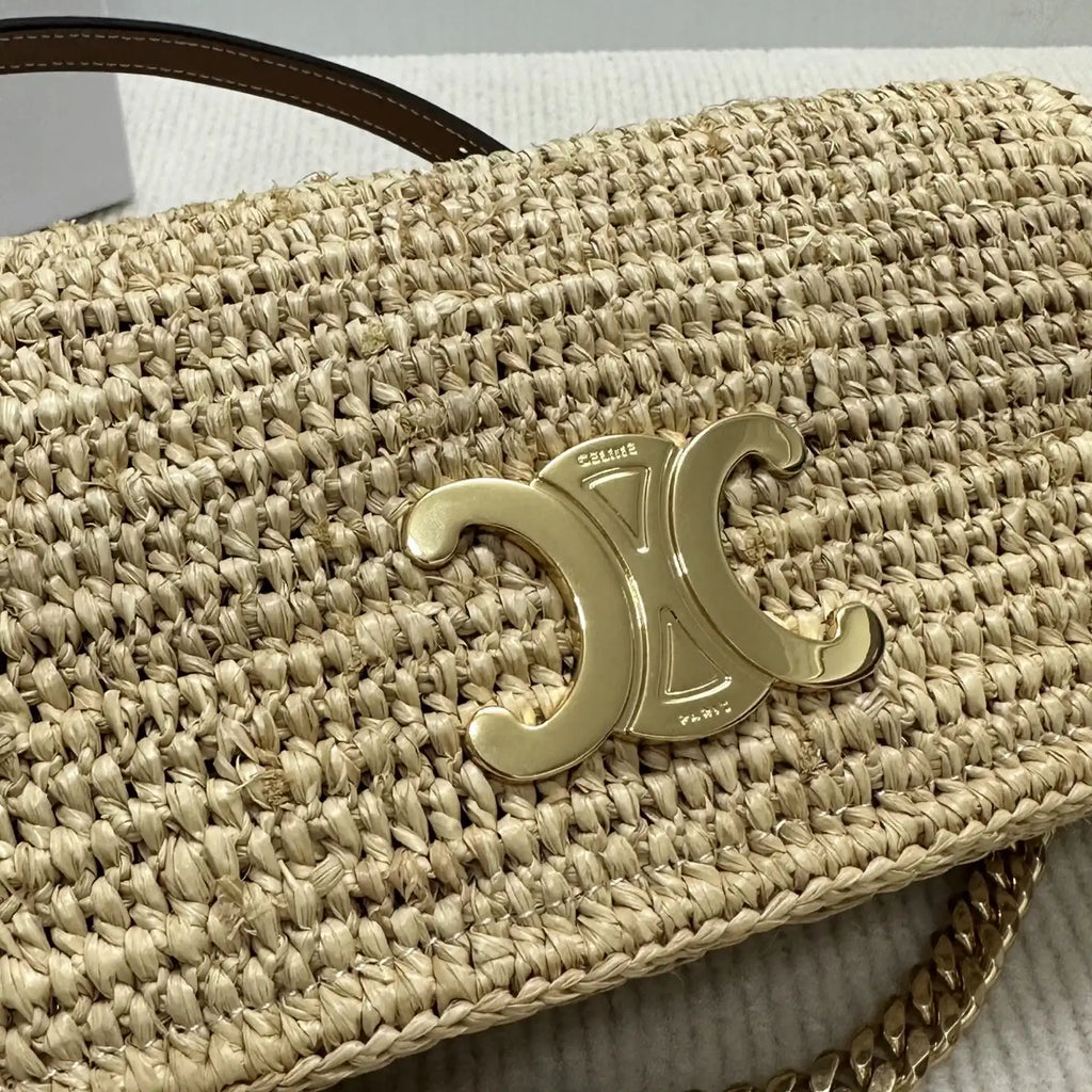 Celine 10M432 Multipochette Vegetarian Material Bag Natural