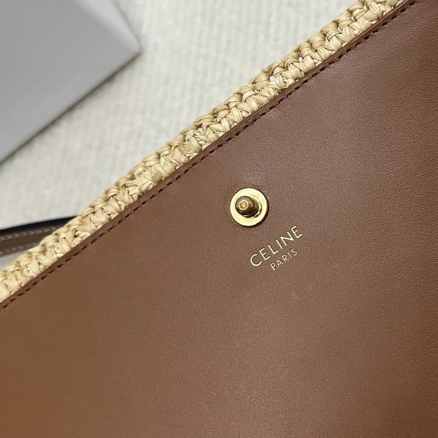 Celine 10M432 Multipochette Vegetarian Material Bag Natural