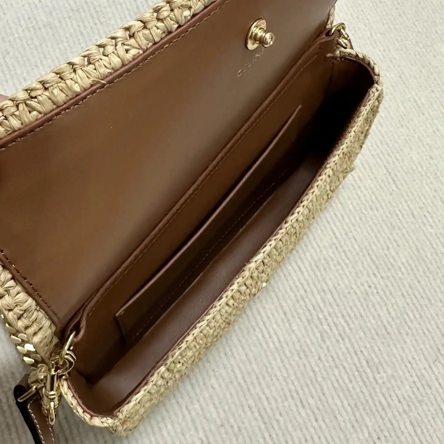 Celine 10M432 Multipochette Vegetarian Material Bag Natural