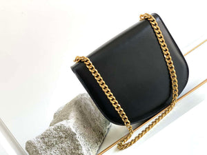 Celine 110413 TEEN BESACE TRIOMPHE CLEA IN SHINY CALFSKIN BLACK - Default Title - View 3