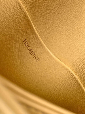 Celine 110413 TEEN BESACE TRIOMPHE CLEA IN SHINY CALFSKIN Yellow - Default Title - View 9