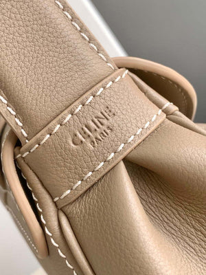 Celine 115633FDU.18BP Medium polly bag in supple calfskin Brown SEPIA - Default Title - View 6