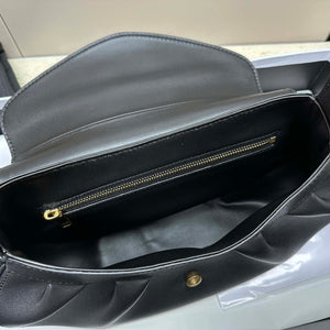 Celine 115633FDU.18BP Medium polly bag in supple calfskin Black - Default Title - View 9