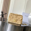 Celine 115853 Medium Celine Victoire Bag In Raffia Nature
