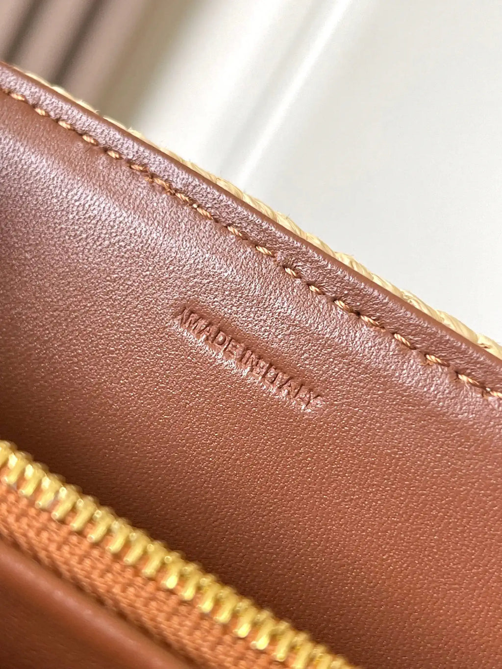 Celine 115853 Medium Celine Victoire Bag In Raffia Nature