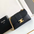 Celine 116593 Teen Celine Victoire Bag In Supple Calfskin Find In Store Black - Default Title - View 1
