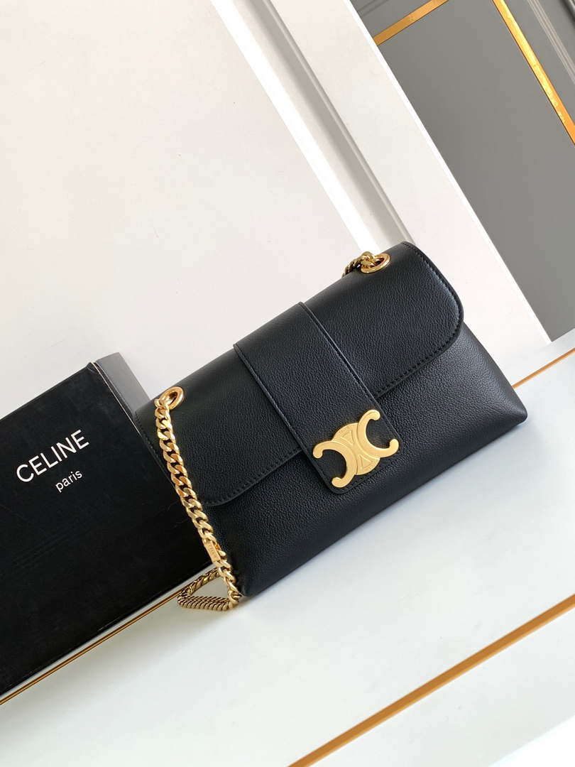 Celine 116593 Teen Celine Victoire Bag In Supple Calfskin Find In Store Black