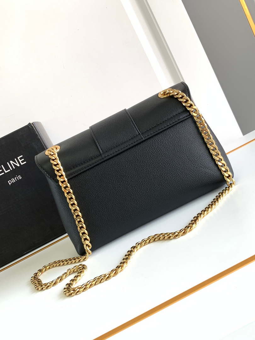 Celine 116593 Teen Celine Victoire Bag In Supple Calfskin Find In Store Black