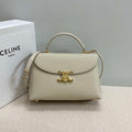 Celine 117523FXK MEDIUM NINO BAG IN SUPPLE GRAINED CALFSKIN Apricot