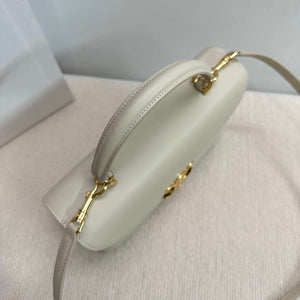 Celine 117523FXK MEDIUM NINO BAG IN SUPPLE GRAINED CALFSKIN Apricot - Default Title - View 6
