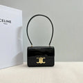 Celine 118053 TEEN GARANCE bag in PATENT CALFSKIN Black