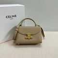 Celine 118113FRH TEEN Nino Bag in Triomphe Canvas Apricot