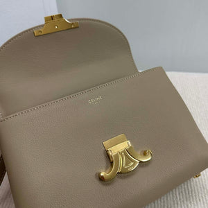Celine 118113FRH TEEN Nino Bag in Triomphe Canvas Apricot - Default Title - View 9