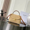 Celine 118113FRH TEEN NINO BAG IN Raffia Nature