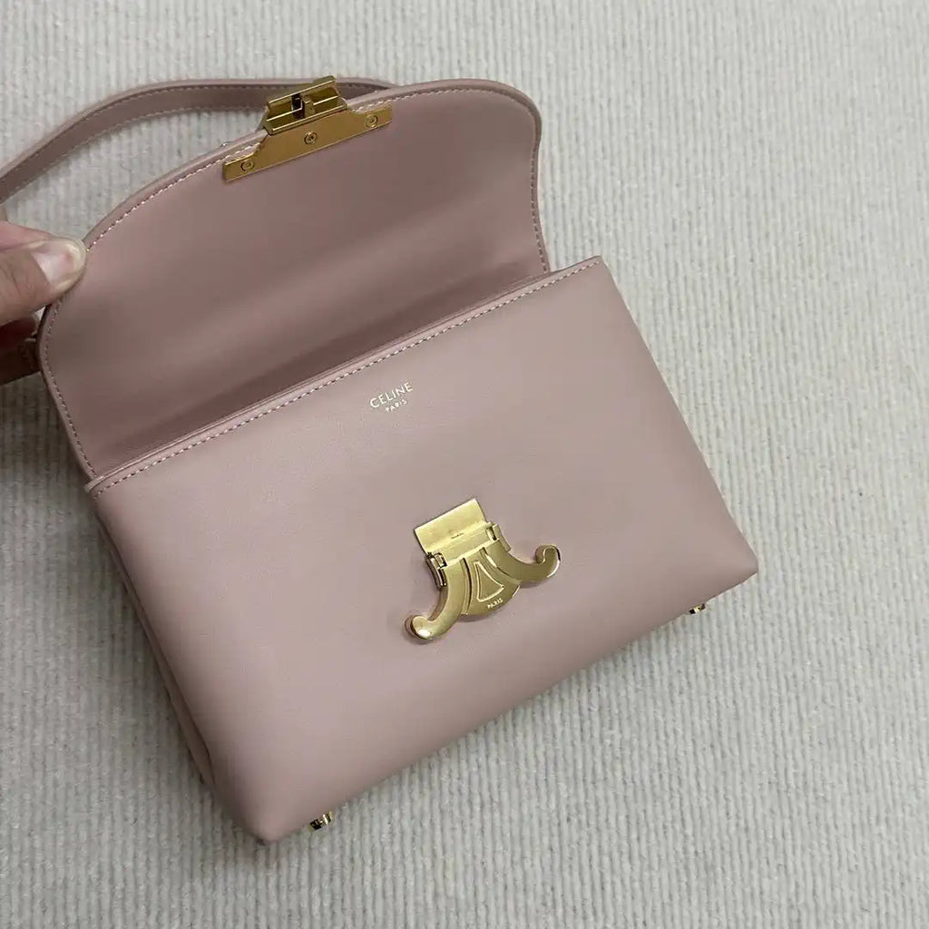 Celine 118113FRH TEEN Nino Bag in SUPPLE Smoth CALFSKIN Pink