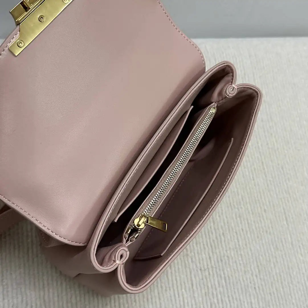 Celine 118113FRH TEEN Nino Bag in SUPPLE Smoth CALFSKIN Pink