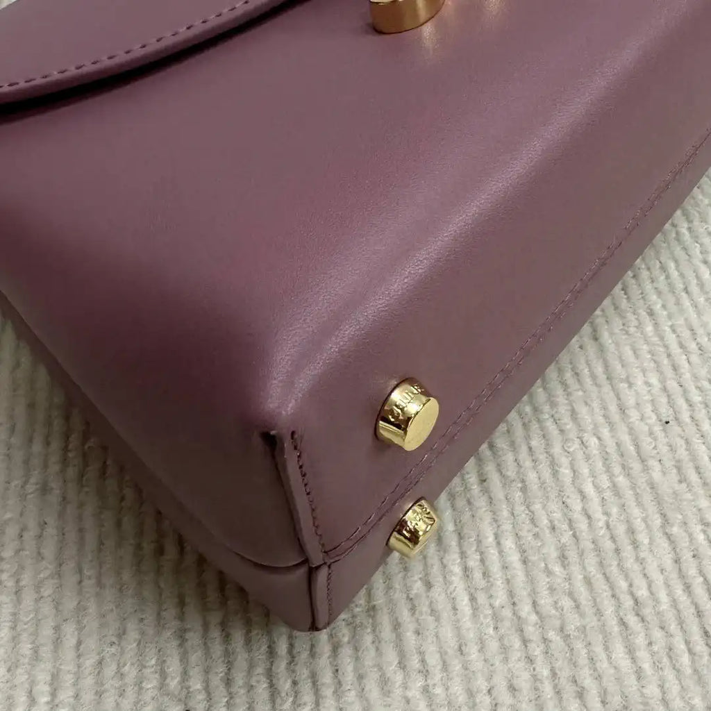 Celine 118113FRH TEEN Nino Bag in SUPPLE Smoth CALFSKIN Wine Red