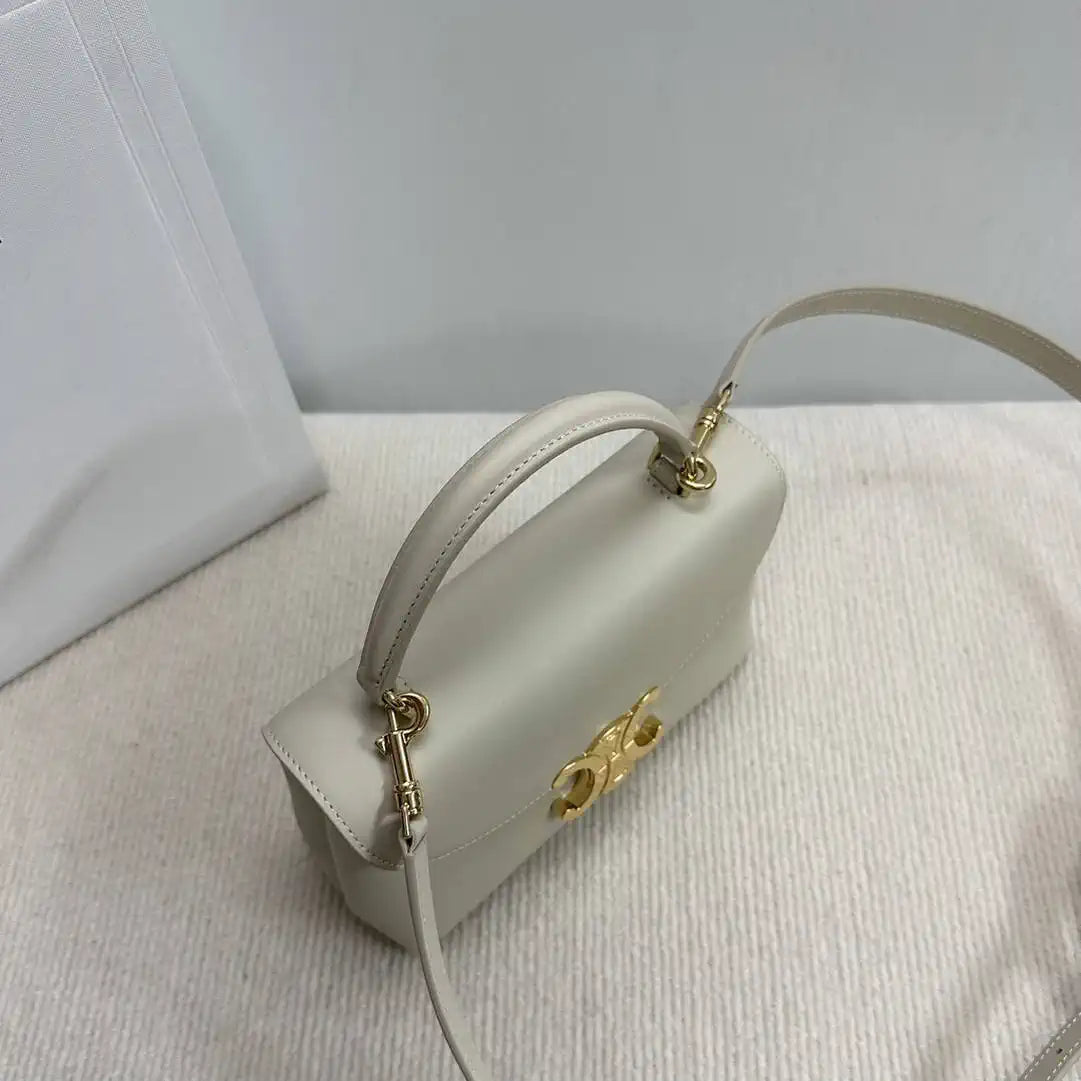 Celine 118113FRH TEEN Nino Bag in SUPPLE Smoth CALFSKIN Beige