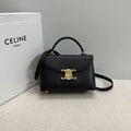 Celine 118113FRH TEEN Nino Bag in SUPPLE Smoth CALFSKIN Black
