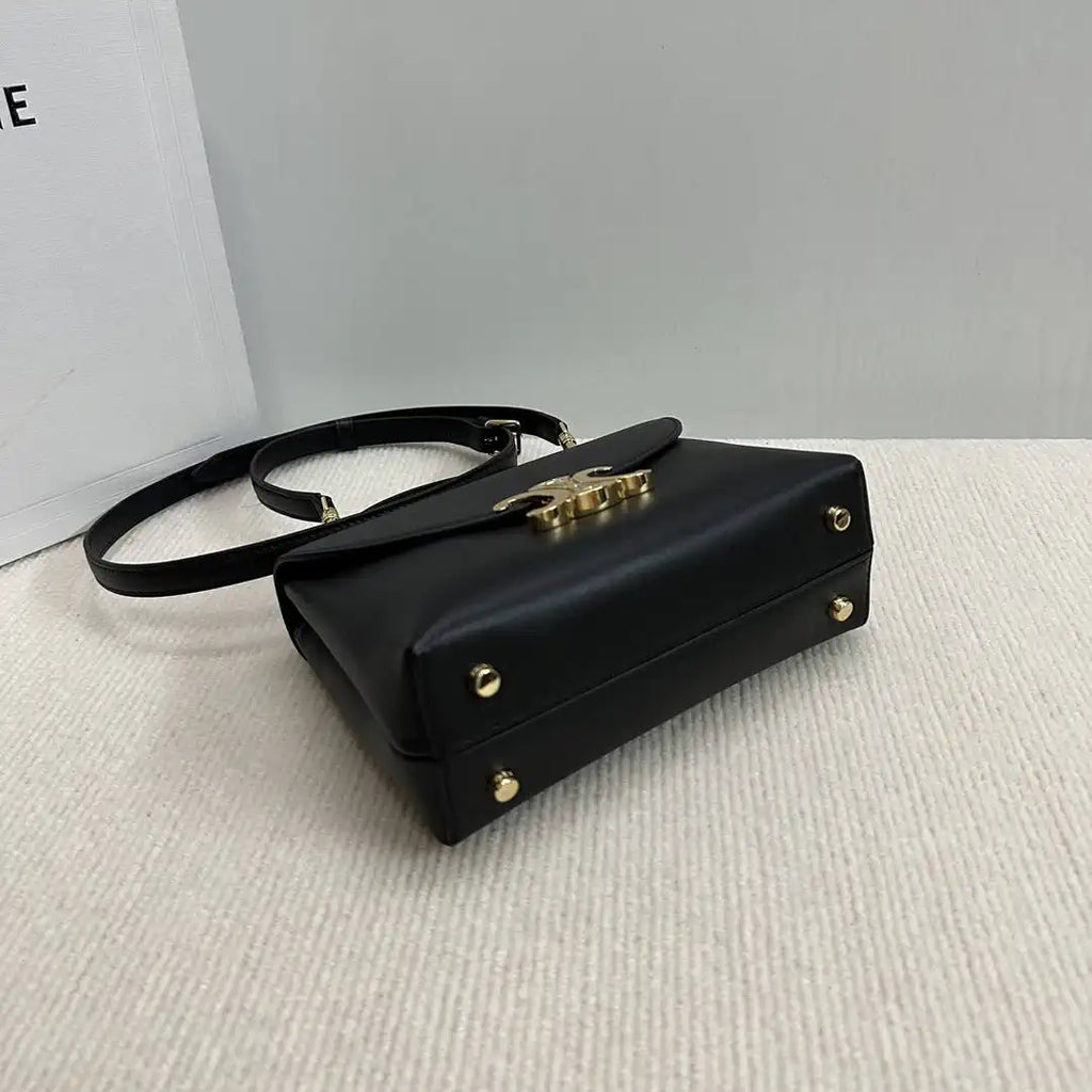 Celine 118113FRH TEEN Nino Bag in SUPPLE Smoth CALFSKIN Black
