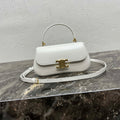 Celine 119533BF4 Teen Celine Lola in Shiny Calfskin White