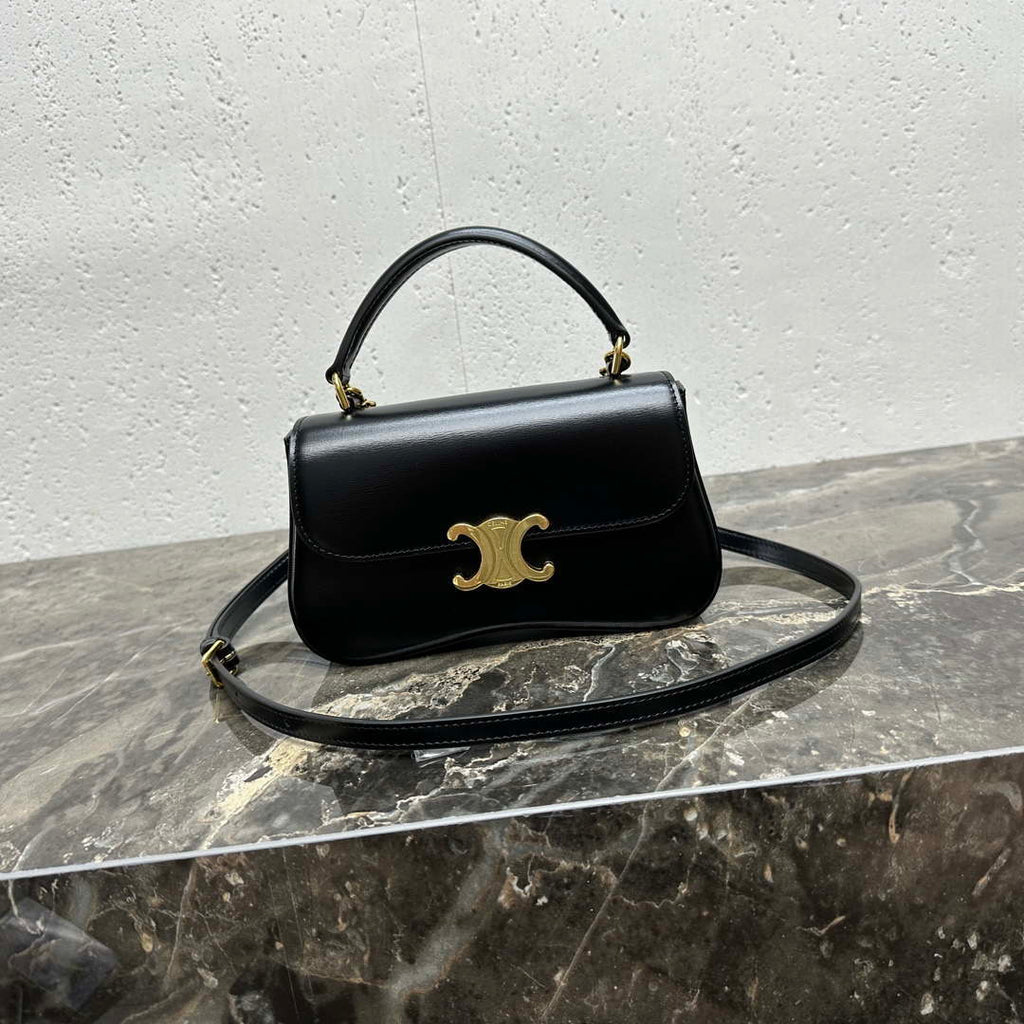 Celine 119533BF4 Teen Celine Lola in Shiny Calfskin black
