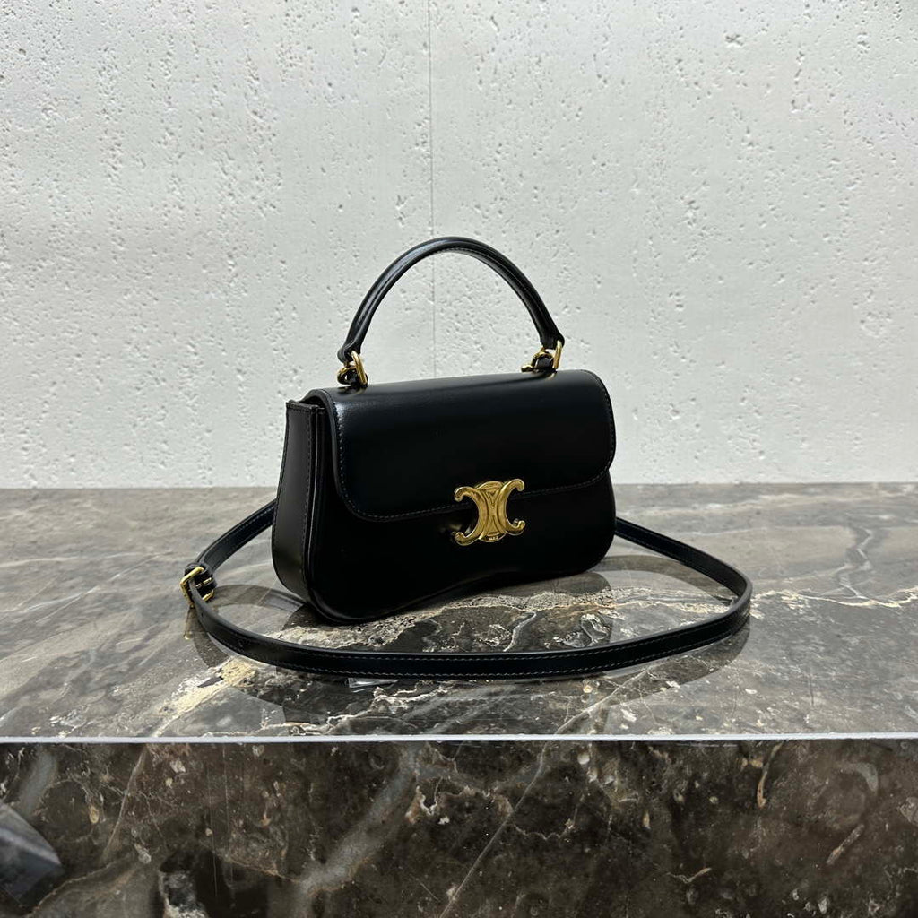 Celine 119533BF4 Teen Celine Lola in Shiny Calfskin black