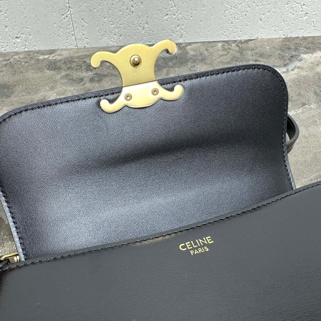 Celine 119533BF4 Teen Celine Lola in Shiny Calfskin black