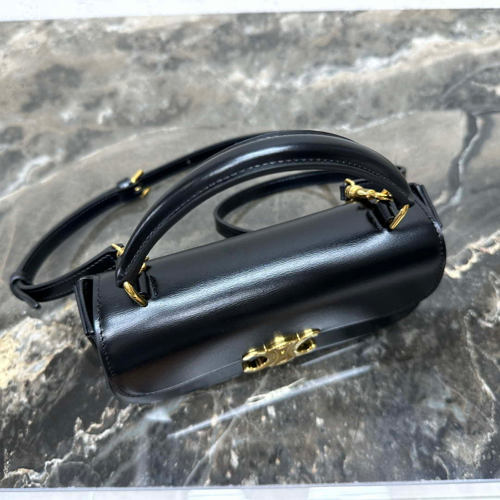Celine 119533BF4 Teen Celine Lola in Shiny Calfskin black